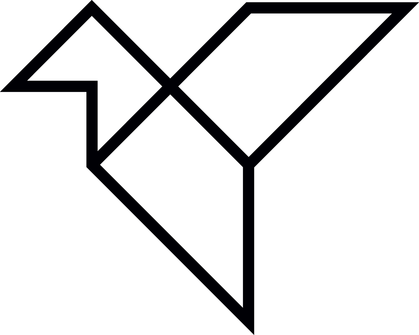 Zwarte vogel logo van LikeBirds