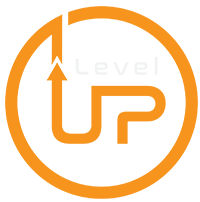 logo level up VR Teambuilding