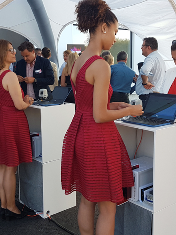 Check in onthaal evenement scanner badgeprinter Checkpoint A