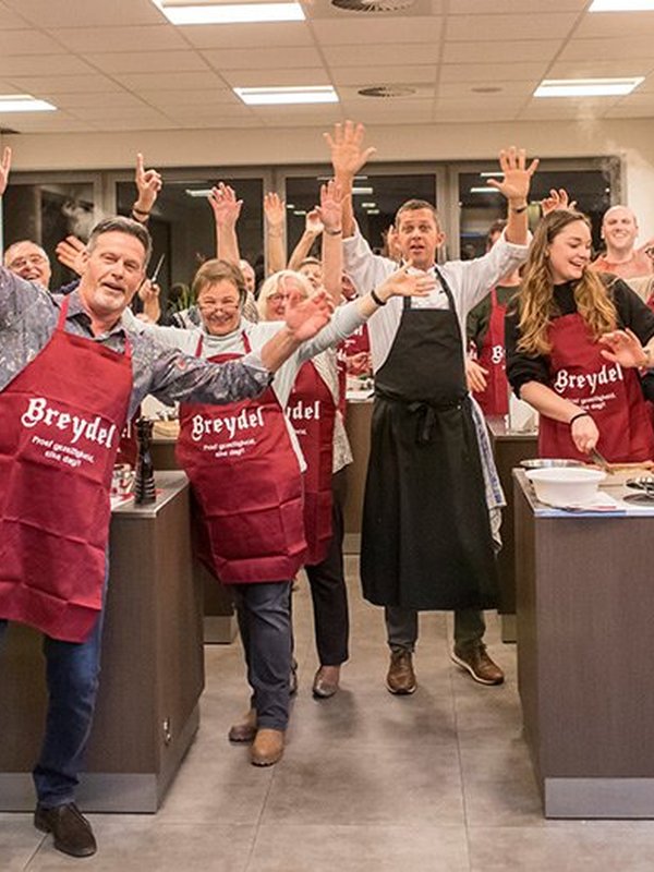 Breydel belevingscentrum teambuilding kookworkshop