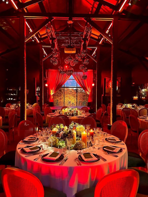 Hoeve la Cascina Zulte feestzaal dinner seated