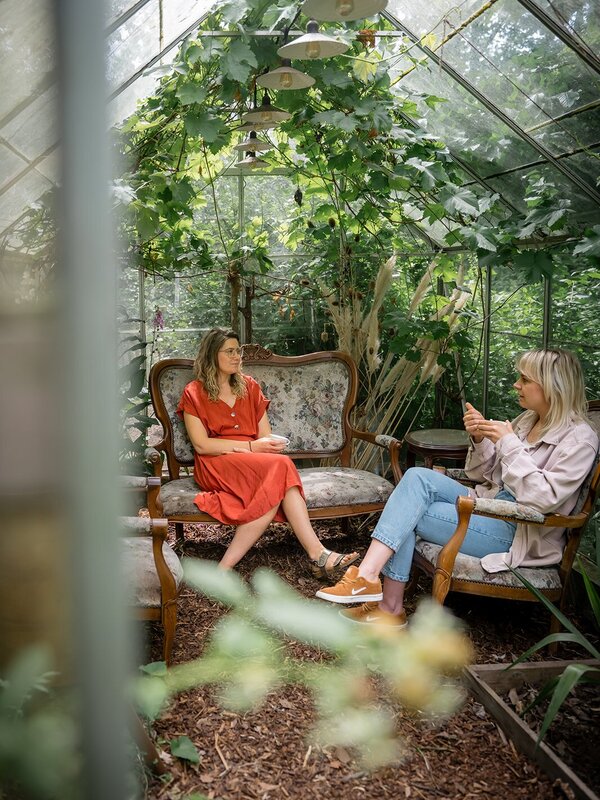 De serre in Thof Drongen