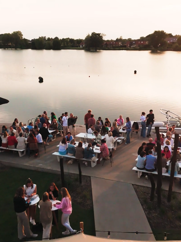 Locatie aan het water O'Douce