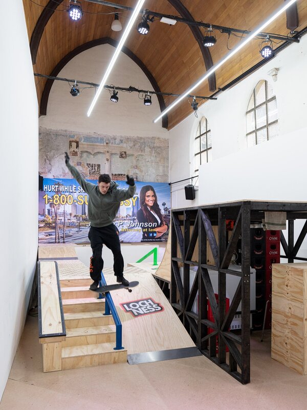 Binnen in de Kunsthal in Gent