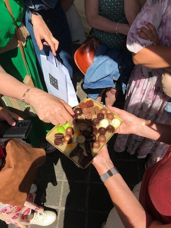 Pralines proeven in Gent