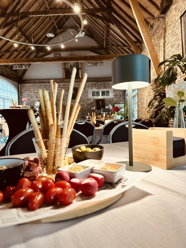 Hapjes bij seminariecentrum Nieuwgoed