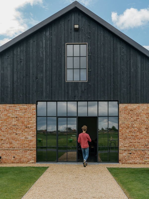 De gevel van De Waelhoeve in Aalter