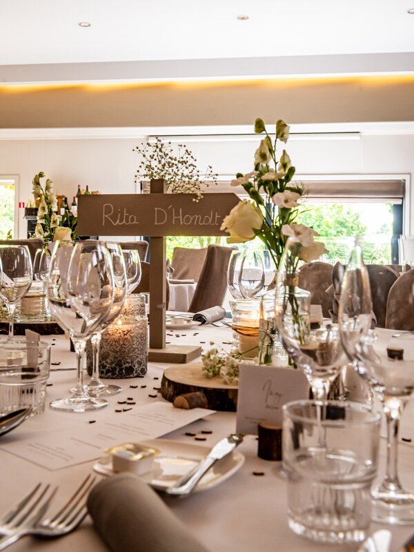 Tafeldekking Feestzaal Breughel