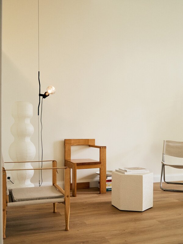 Het rustige interieur van HAUS